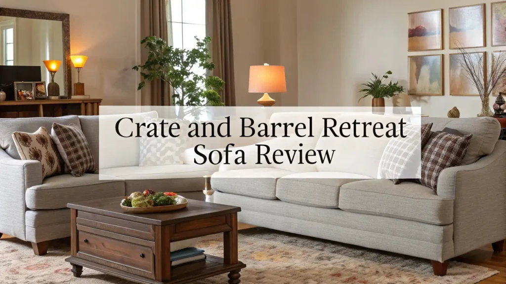 Crate and Barrel Retreat Sofa Review: Is It Worth Money?