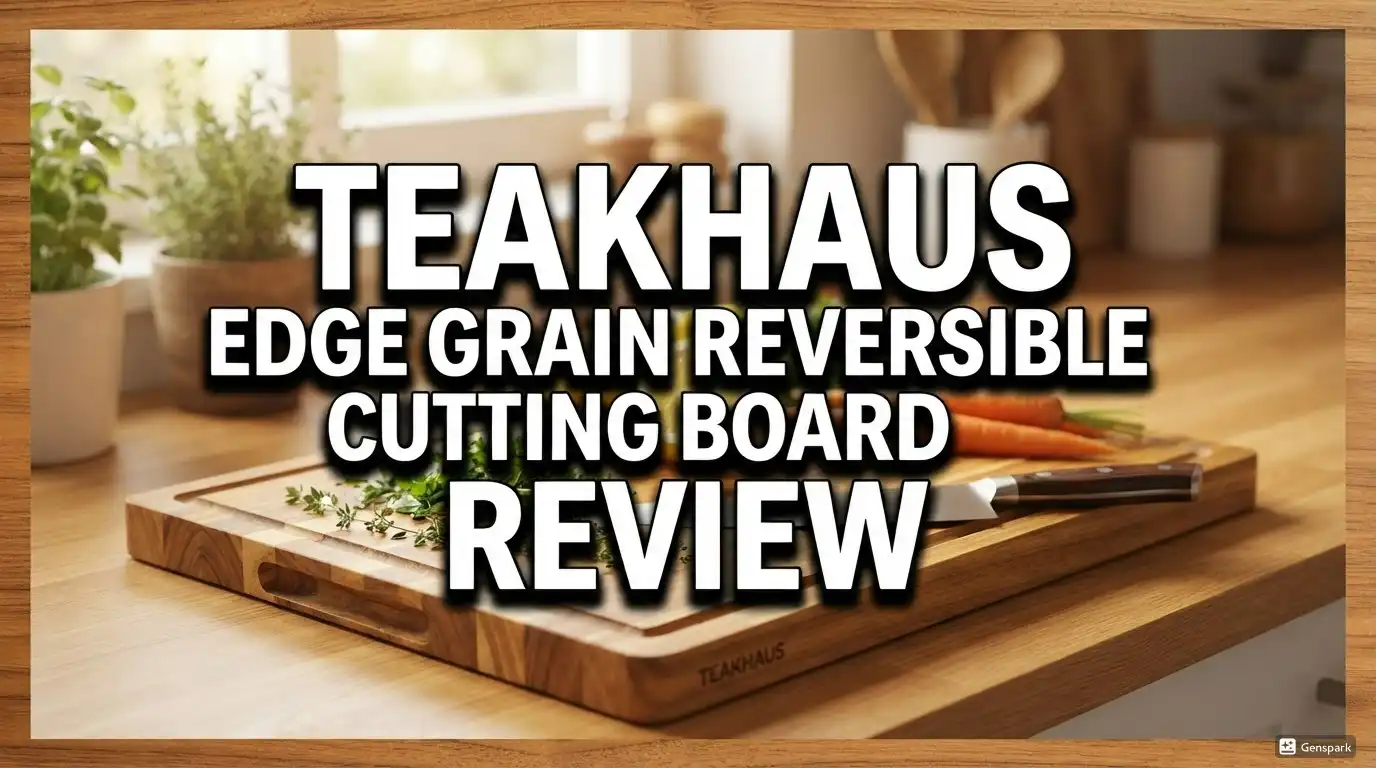 Teakhaus Edge Grain Reversible Cutting Board Review 2026: Worth It?